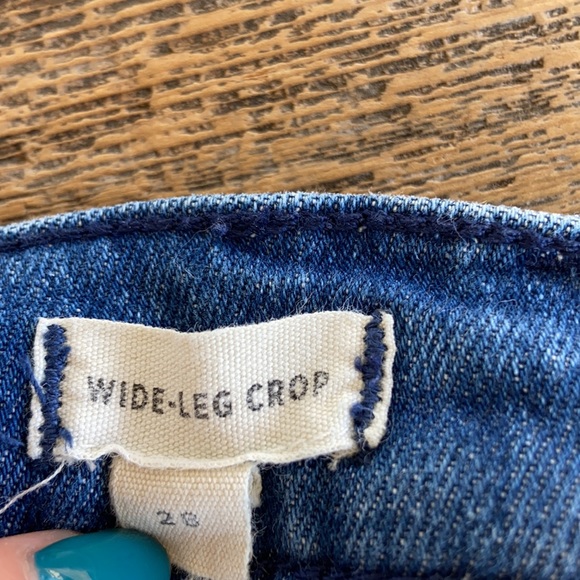 Madewell Wide-Leg Crop Jeans Embroidered Edition - Picture 10 of 12